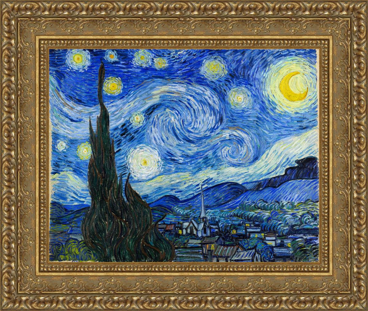 The Starry Night – Vincent van Gogh, 1889