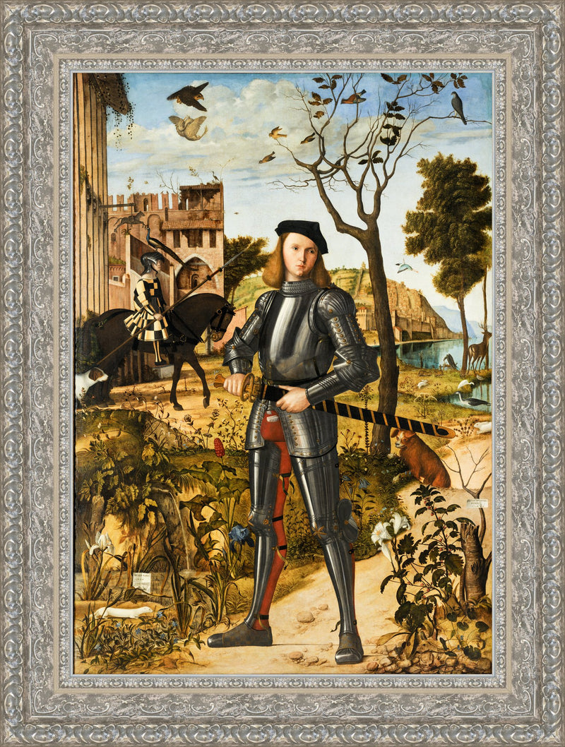 Young Knight in a Landscape – Vittore Carpaccio, 1510