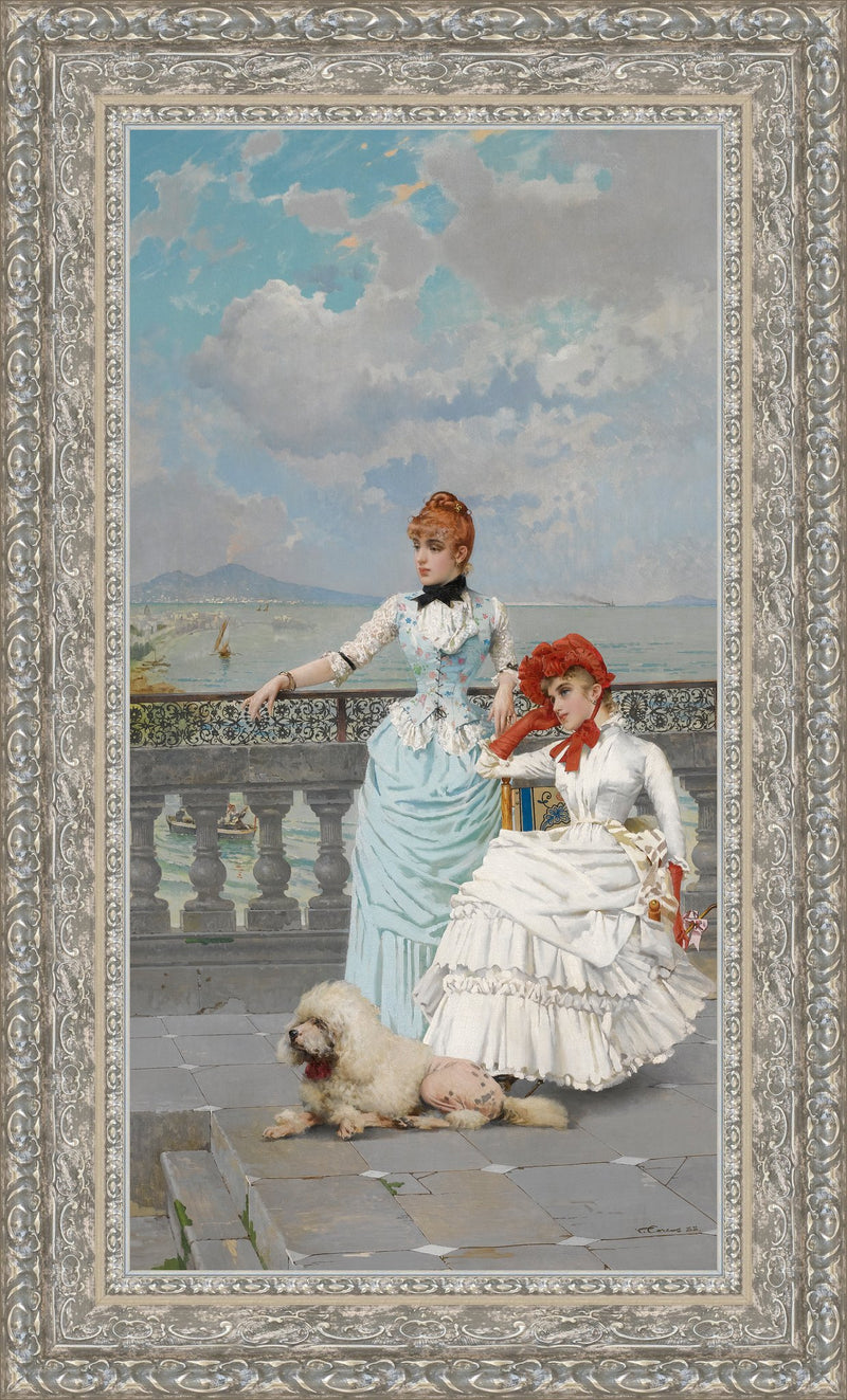 Neapolitan Beauties on a Terrace – Vittorio Matteo Corcos, 1885