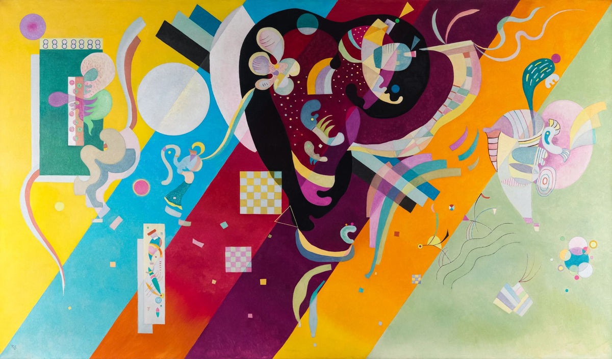 Composition IX – Wassily Kandinsky, 1936, framed