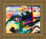Landscape with Factory Chimney – Wassily Kandinsky, 1910