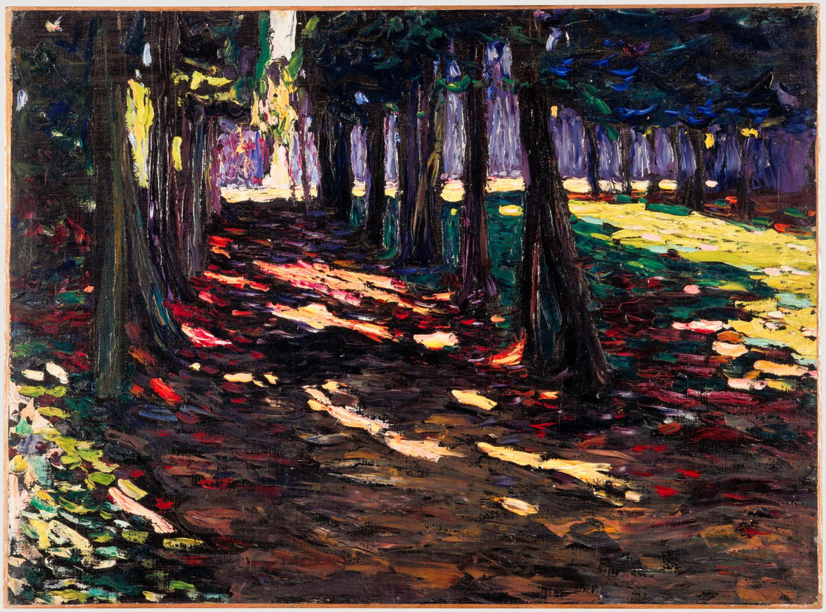 Parc of Saint-Cloud, Allee – Wassily Kandinsky, 1906, framed