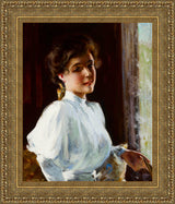 A Young Girl – Willard Metcalf, 1890s