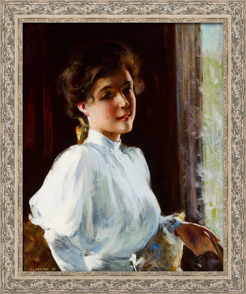 A Young Girl – Willard Metcalf, 1890s