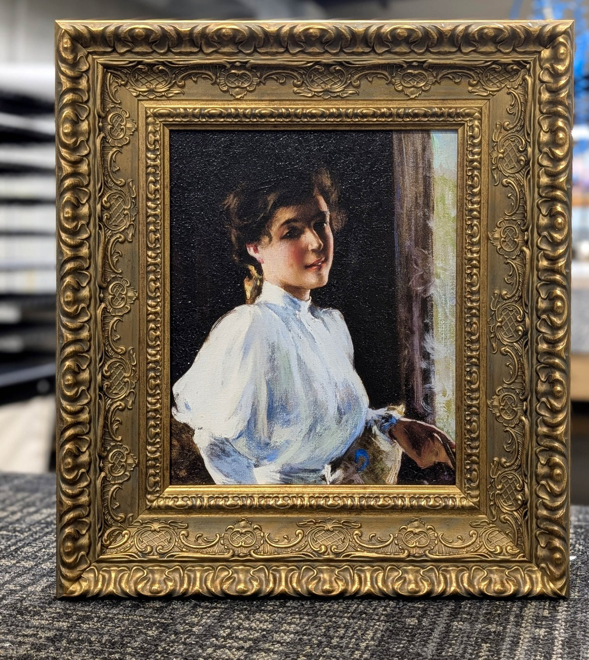 A Young Girl – Willard Metcalf, 1890s - Canvas Classics
