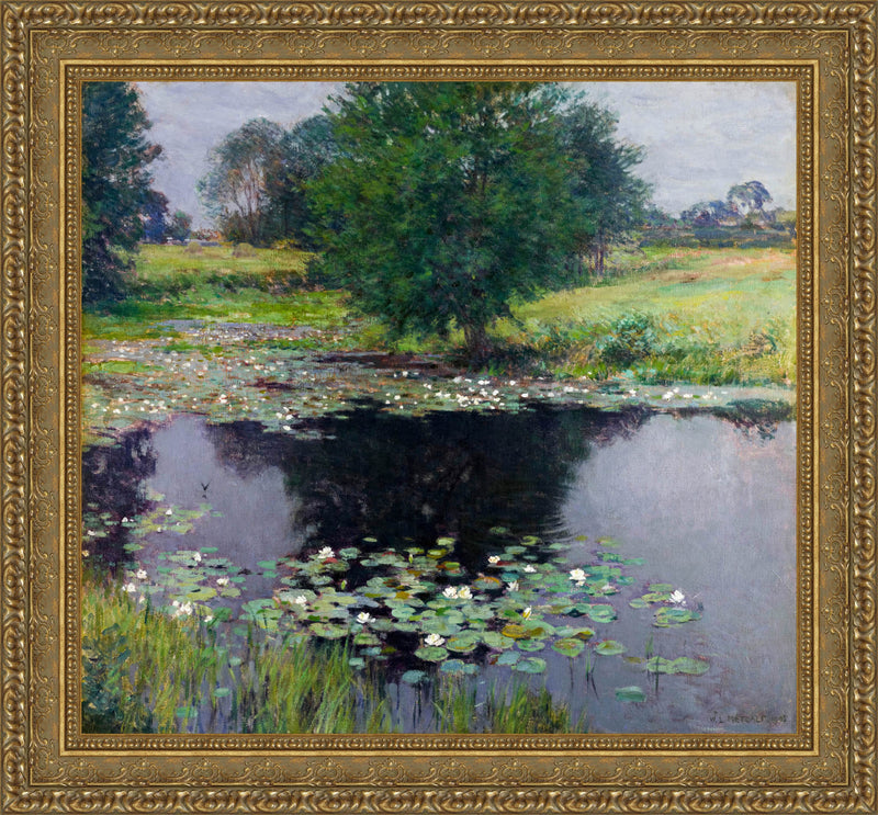Pond Lilies – Willard Metcalf, c. 1906
