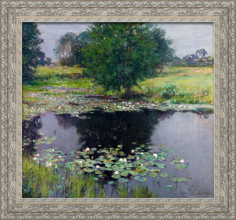 Pond Lilies – Willard Metcalf, c. 1906