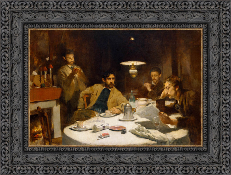The Ten Cent Breakfast – Willard Leroy Metcalf, 1887