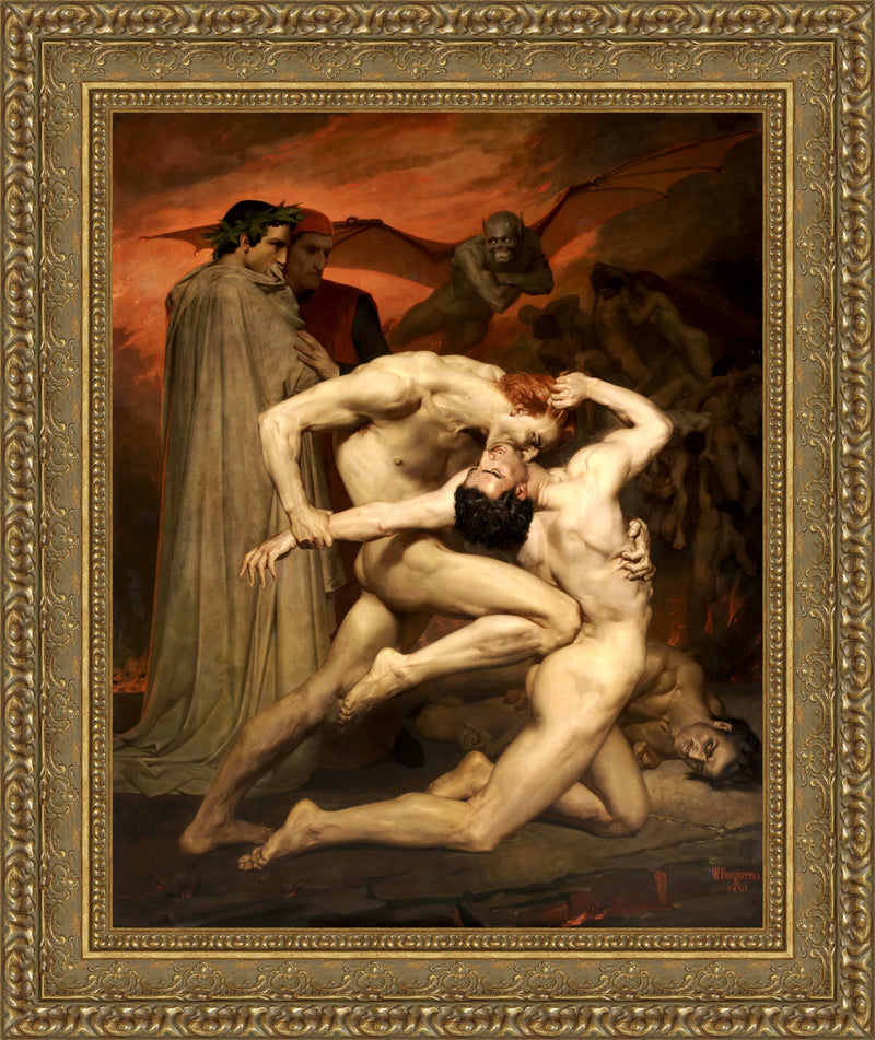 Dante and Virgile – William-Adolphe Bouguereau, 1850
