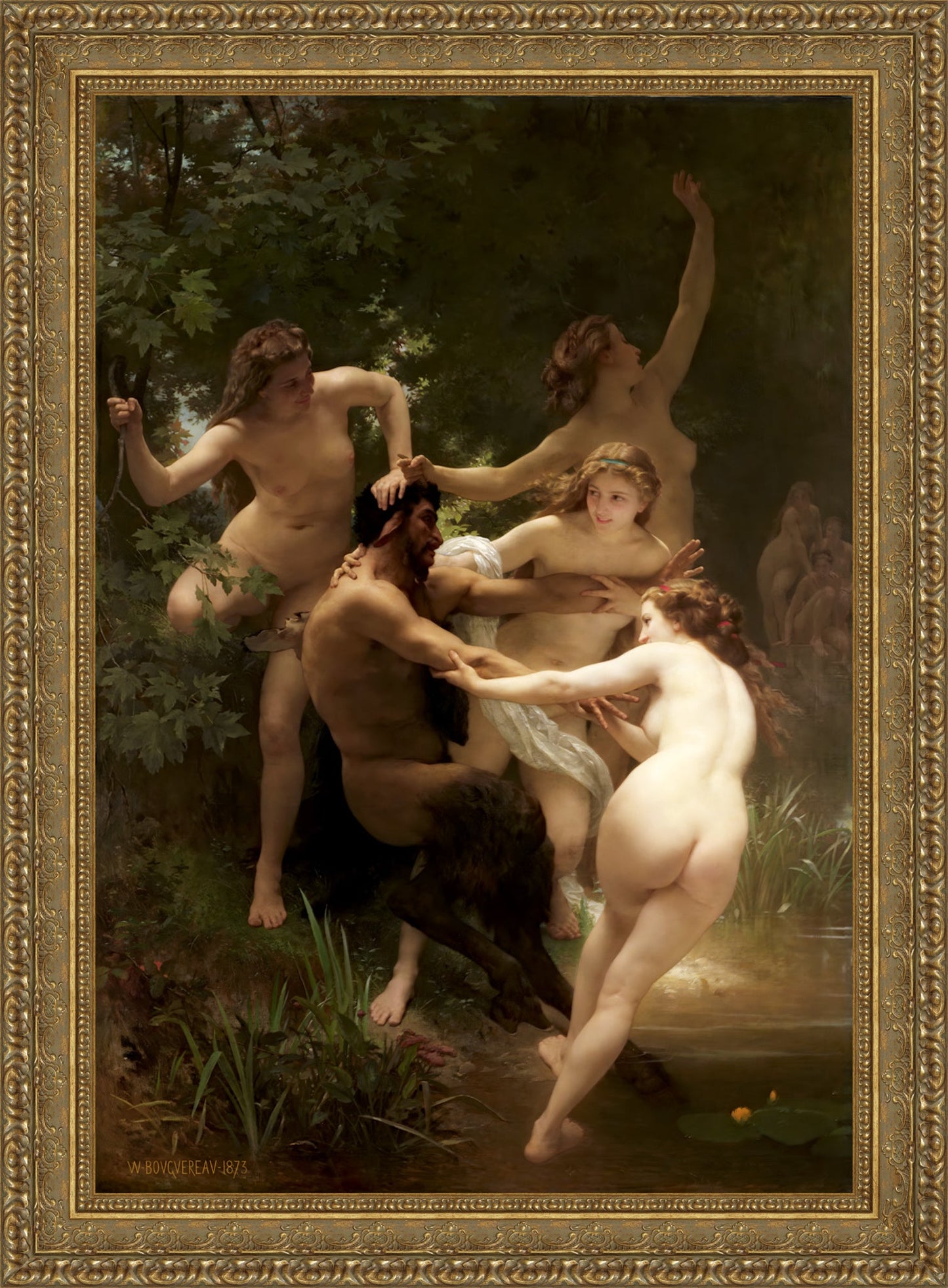 Nymphs and Satyr