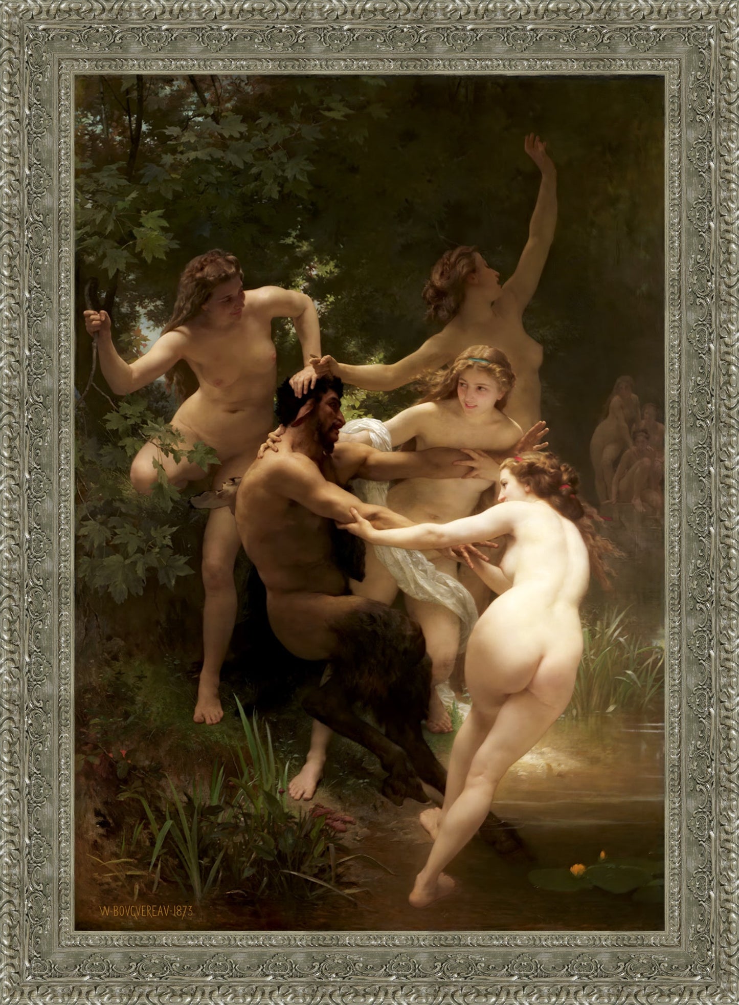 Nymphs and Satyr