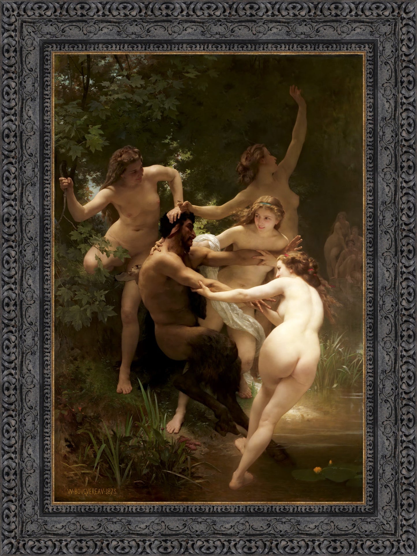Nymphs and Satyr