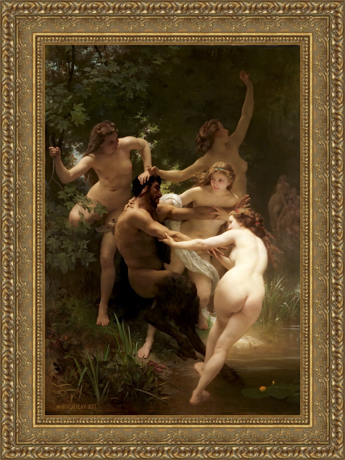 Nymphs and Satyr