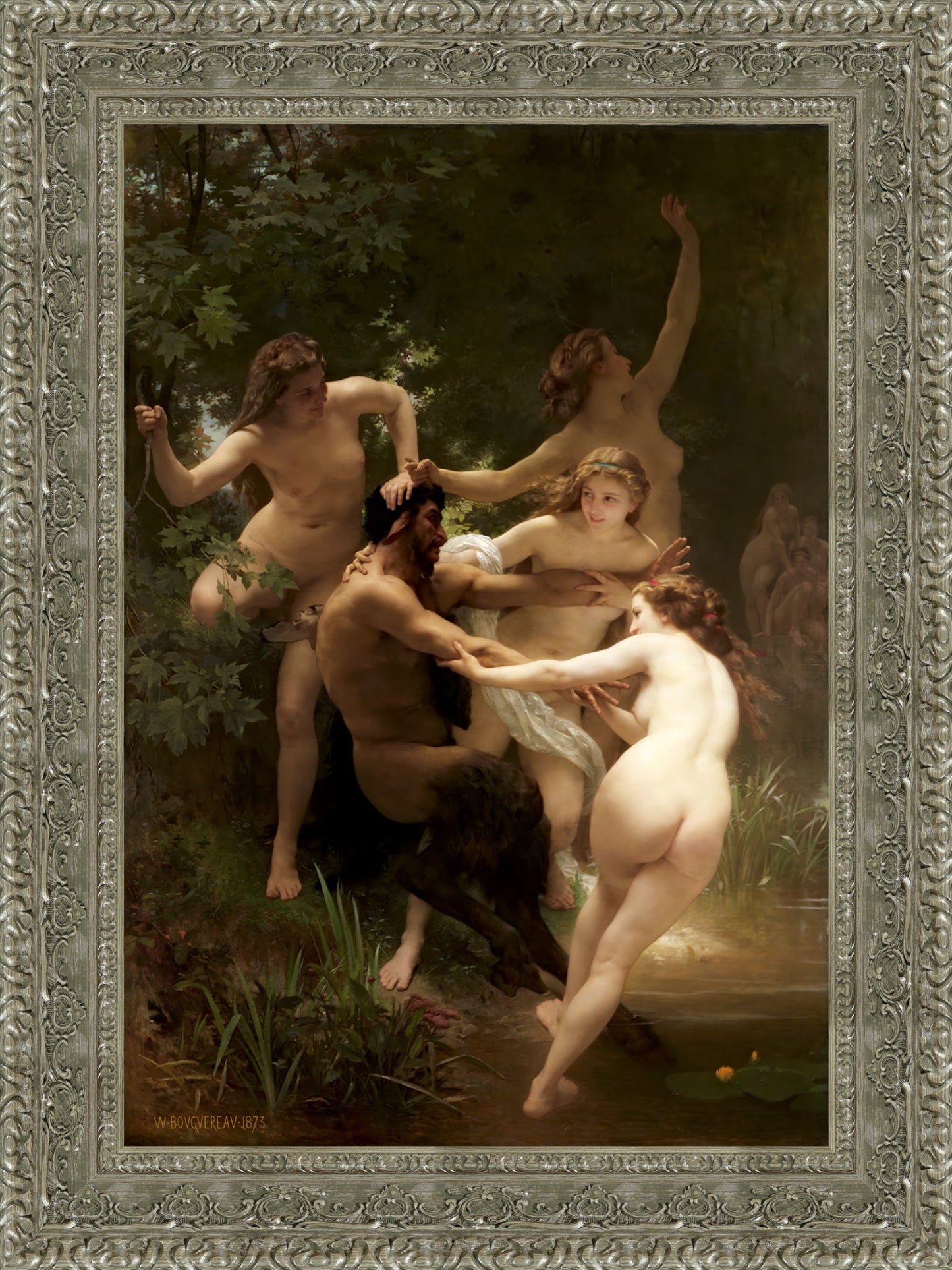 Nymphs and Satyr