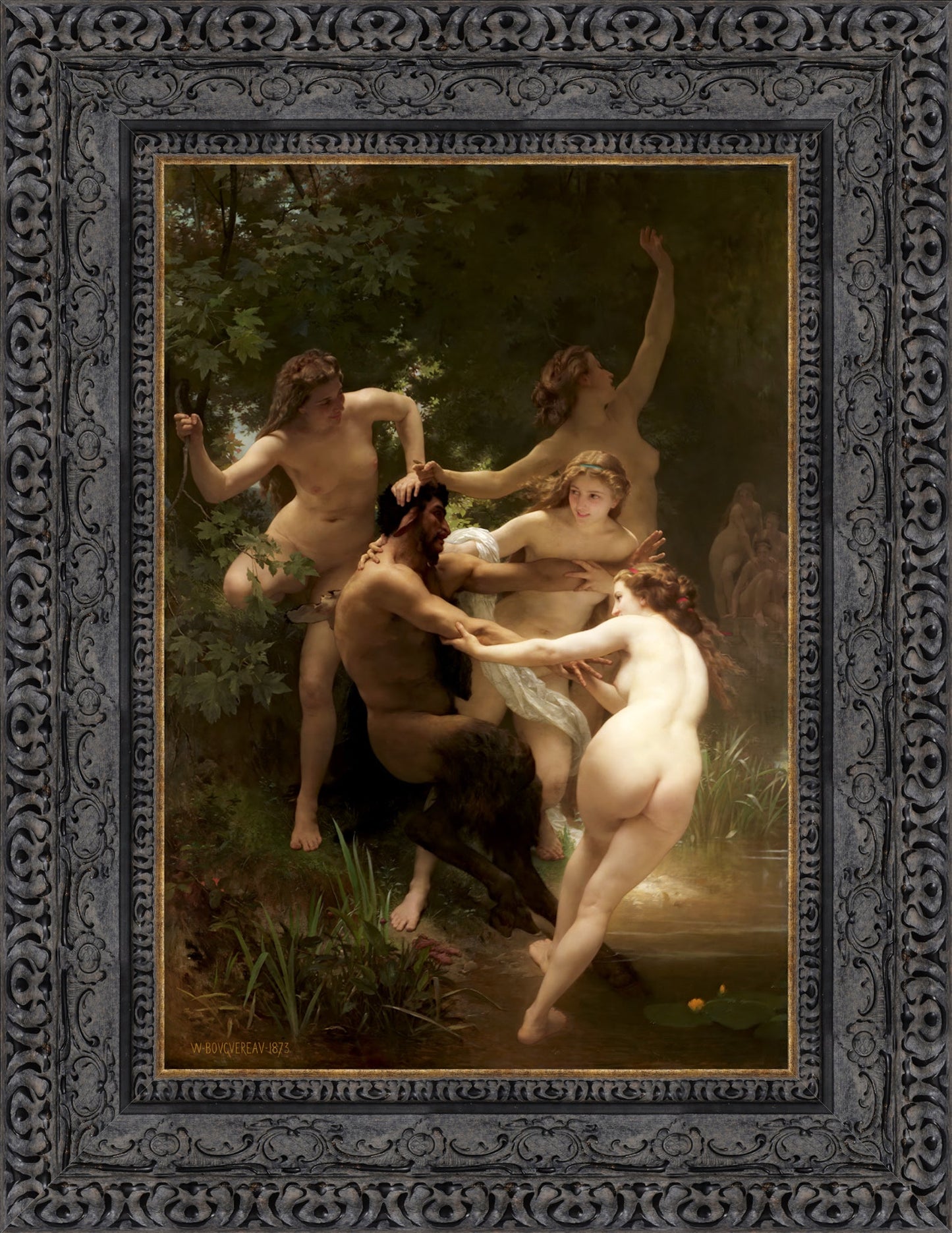 Nymphs and Satyr