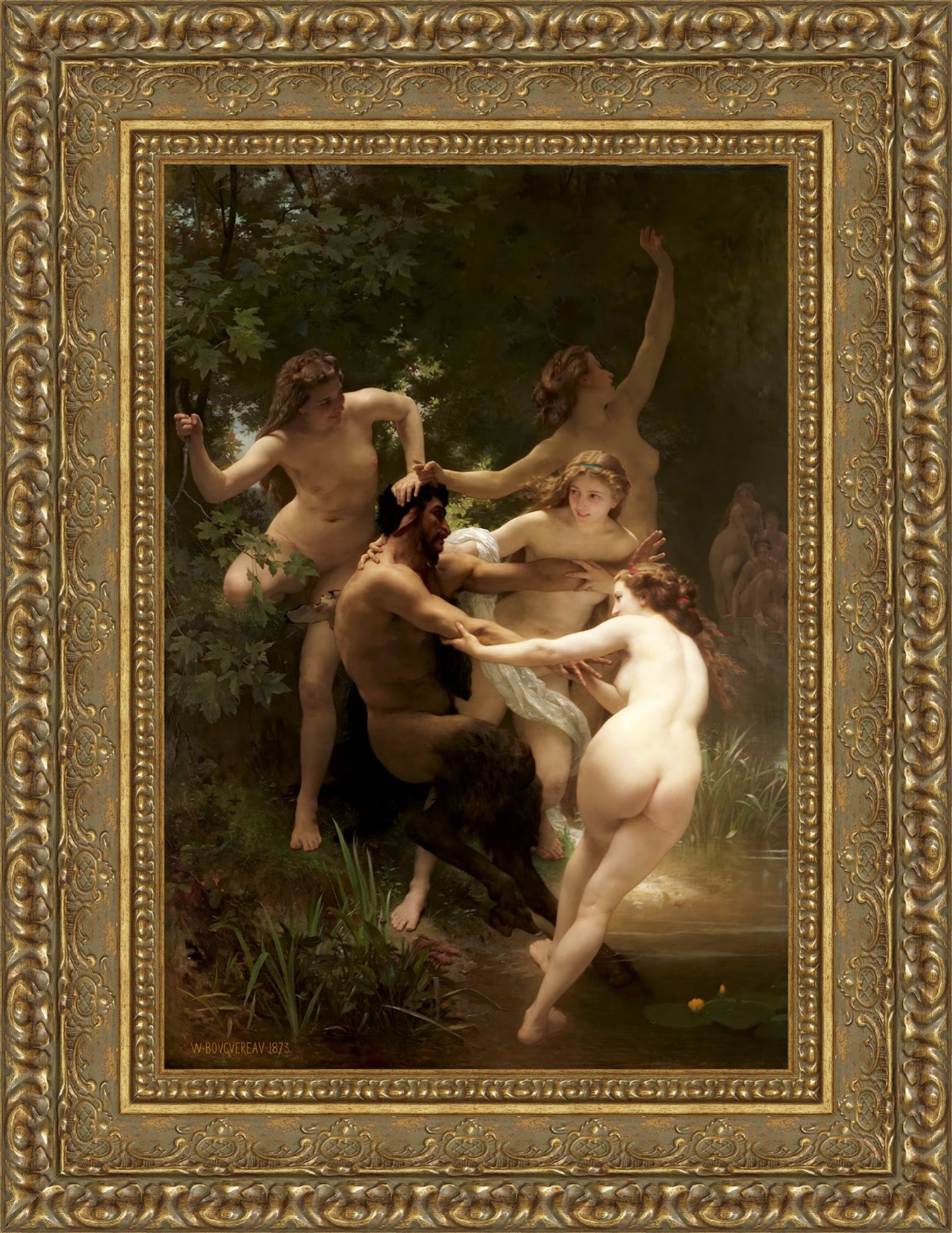 Nymphs and Satyr