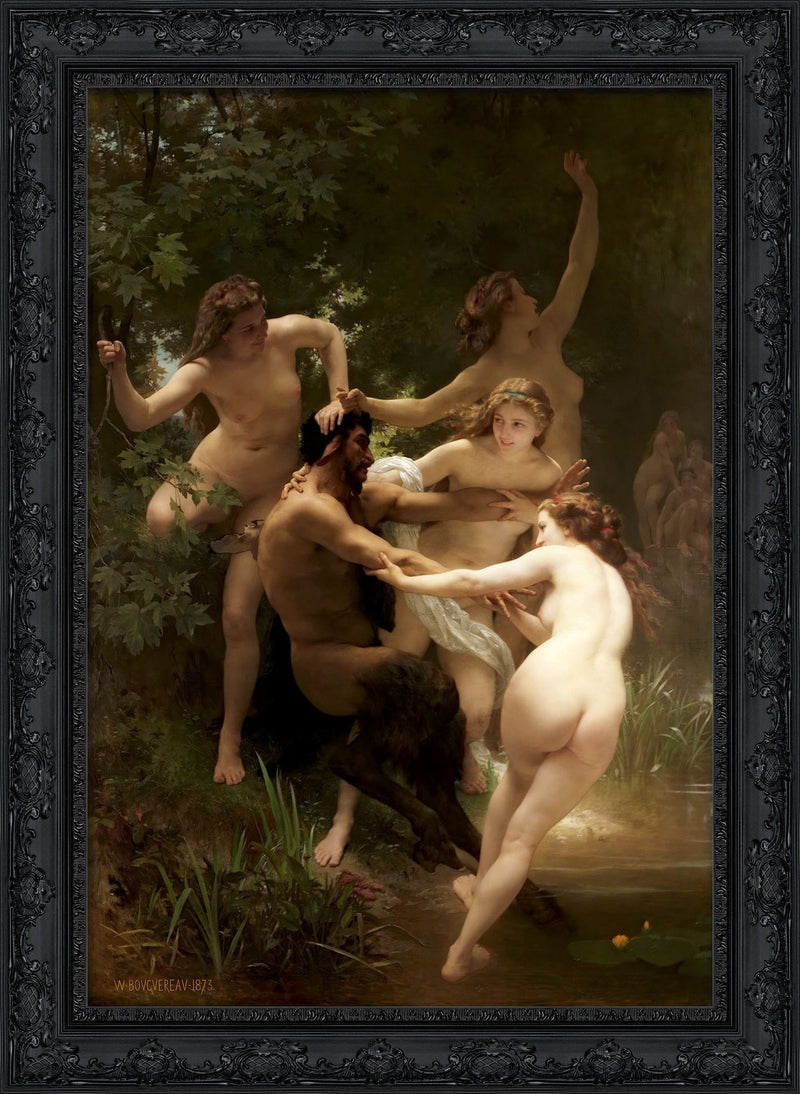 Nymphs and Satyr – William-Adolphe Bouguereau, 1873