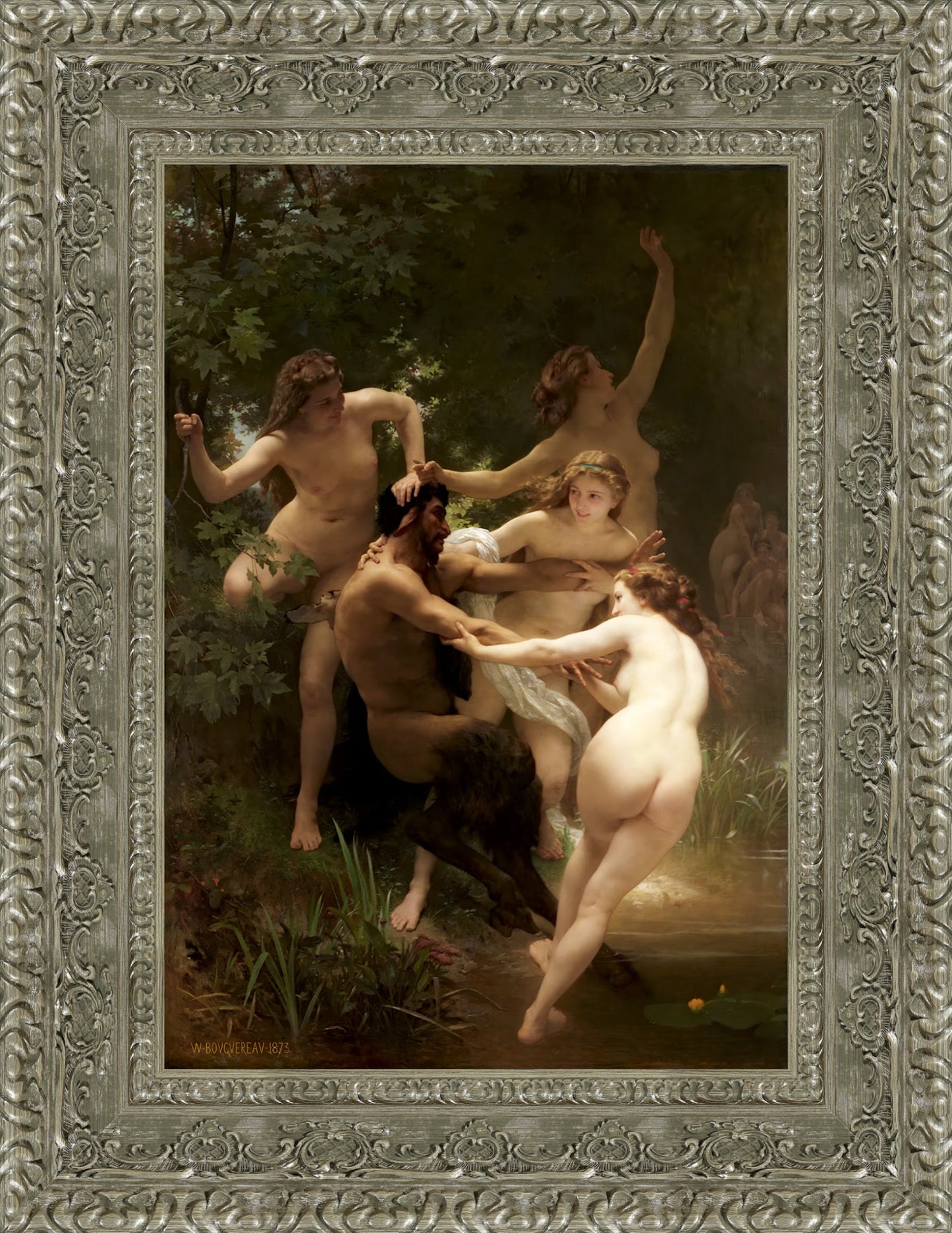 Nymphs and Satyr