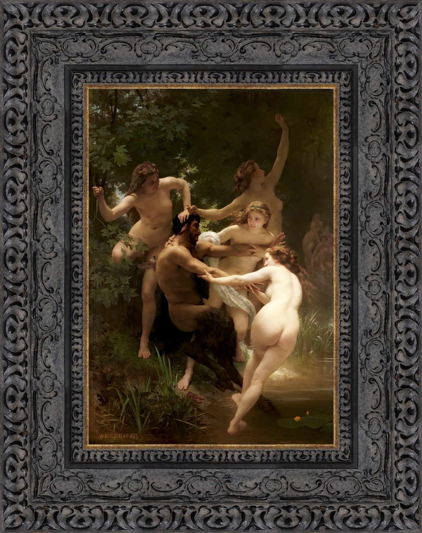 Nymphs and Satyr