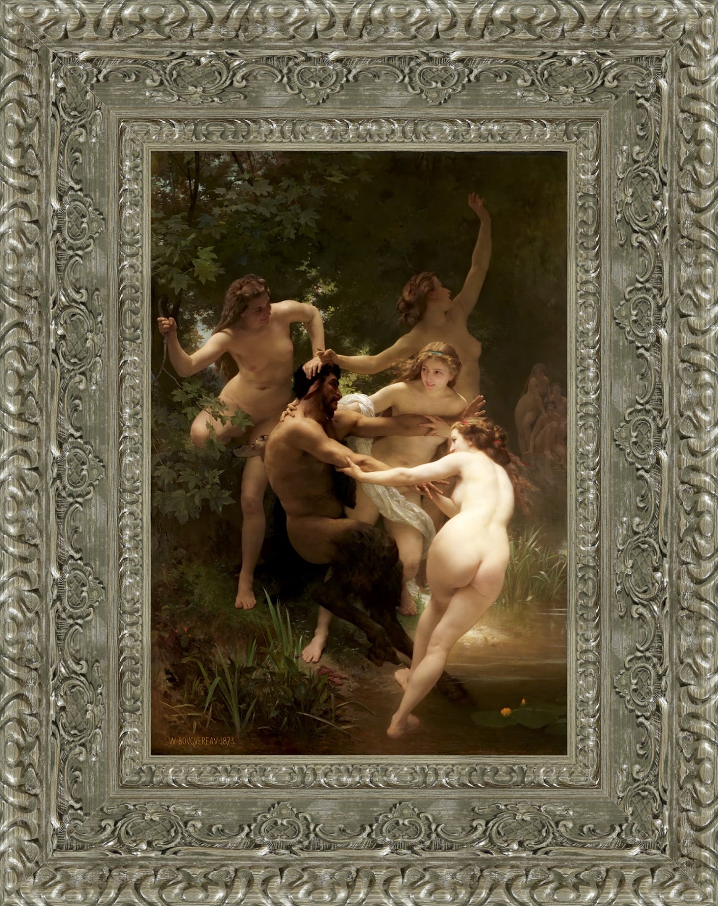 Nymphs and Satyr