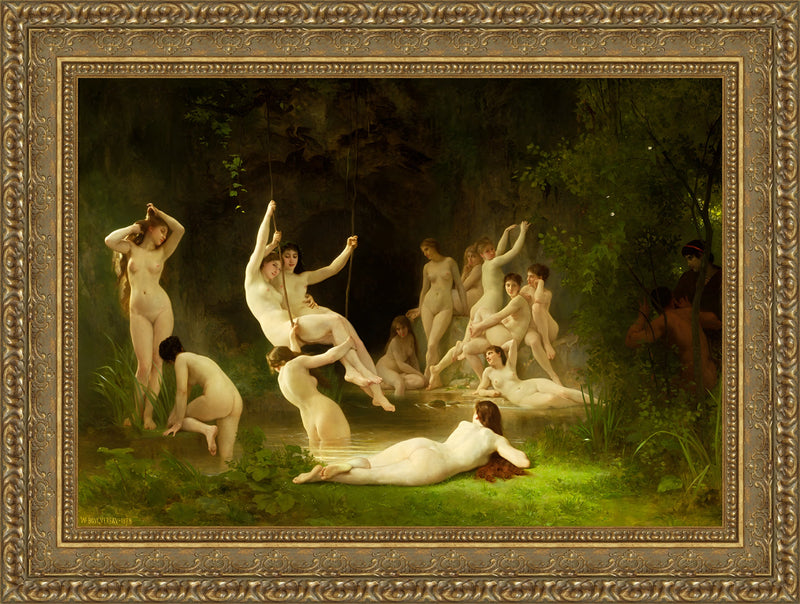 The Nymphaeum – William-Adolphe Bouguereau, 1878