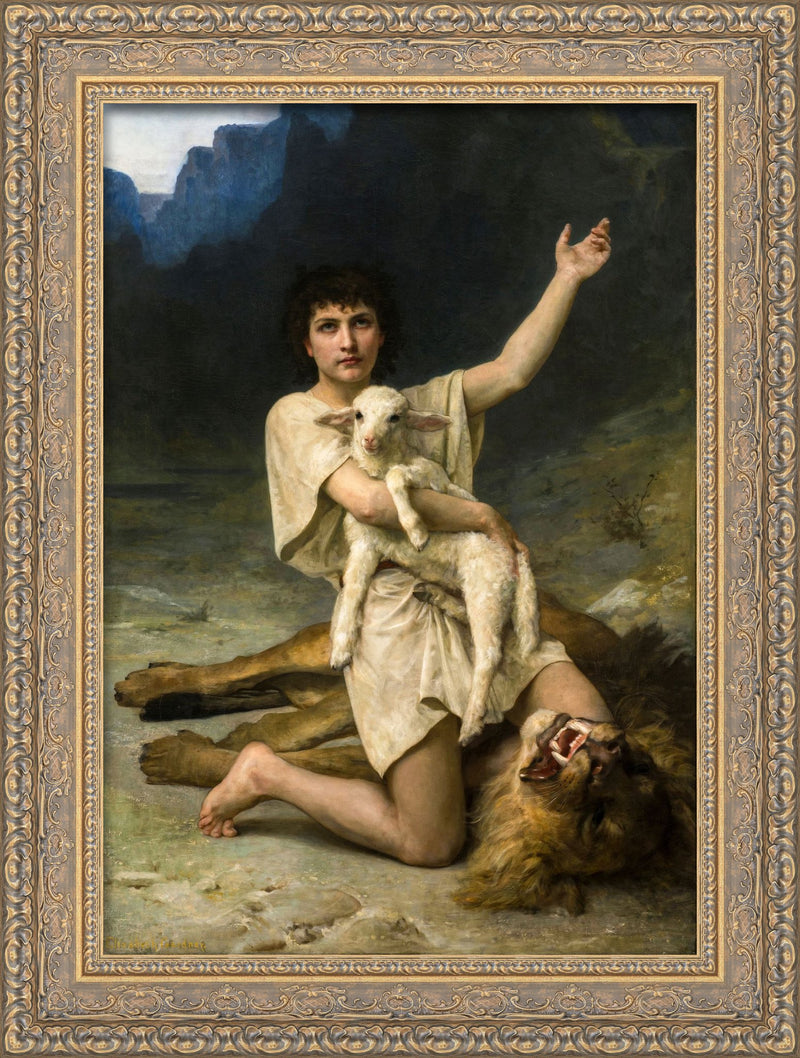 The Shepherd David – William-Adolphe Bouguereau, 1895