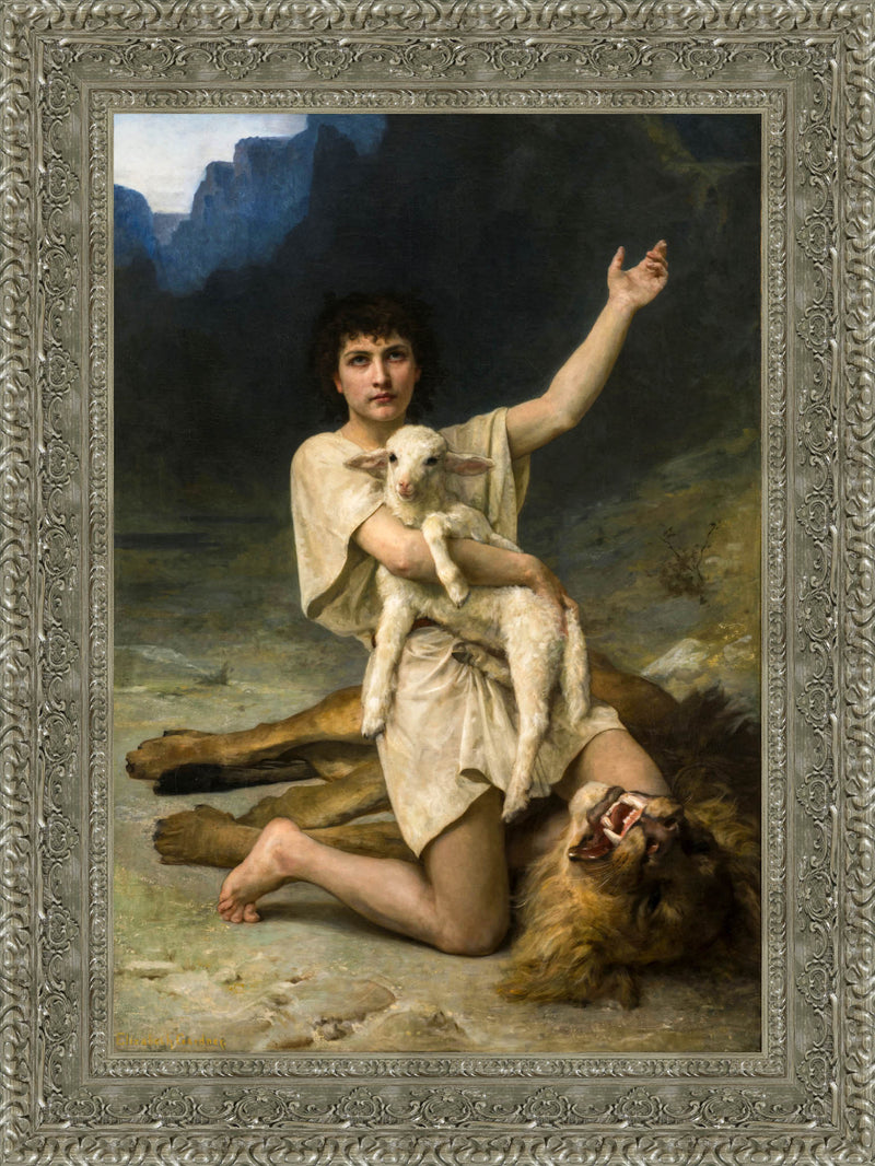 The Shepherd David – William-Adolphe Bouguereau, 1895