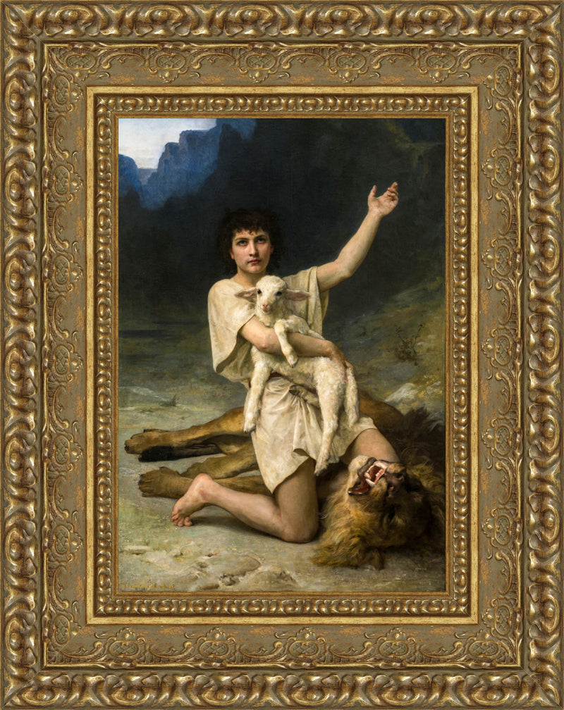 The Shepherd David – William-Adolphe Bouguereau, 1895