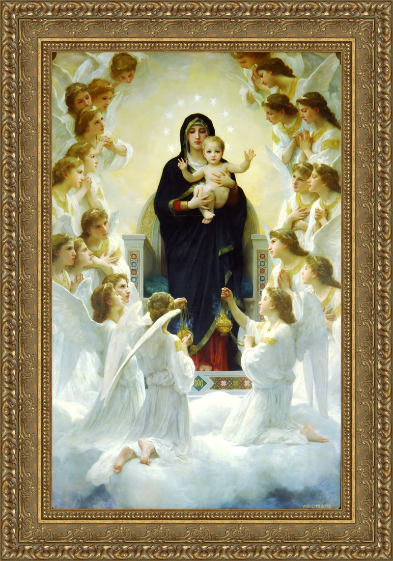 The Virgin with Angels – William-Adolphe Bouguereau, 1900