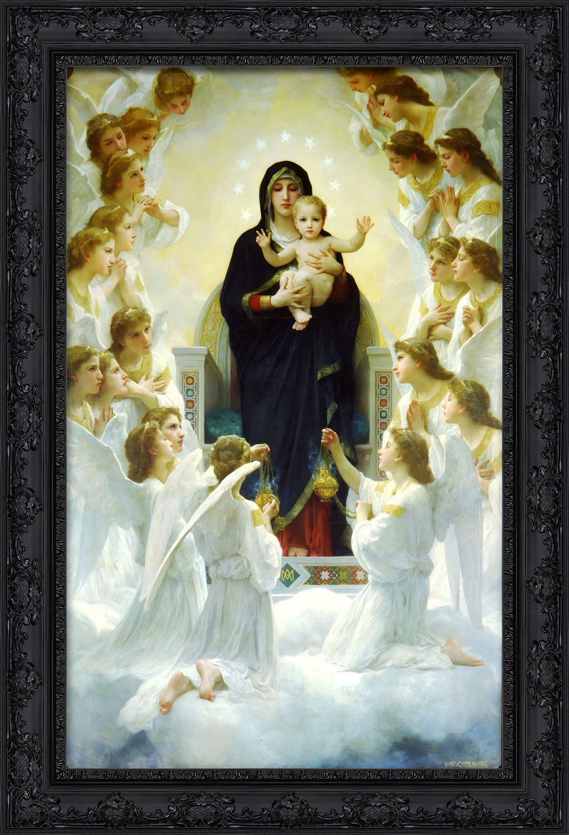 The Virgin with Angels – William-Adolphe Bouguereau, 1900