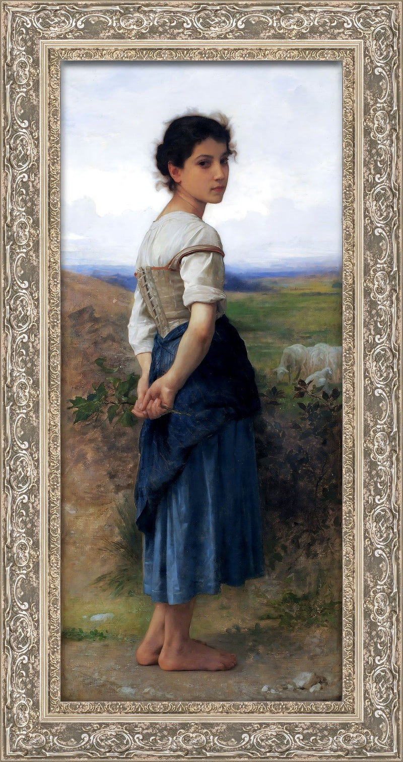 The Young Shepherdess – William-Adolphe Bouguereau, 1885