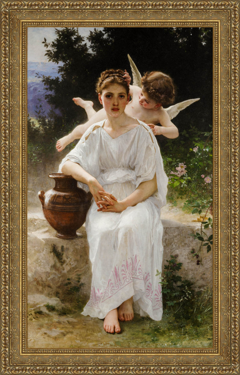 Whisperings of Love – William-Adolphe Bouguereau, 1889