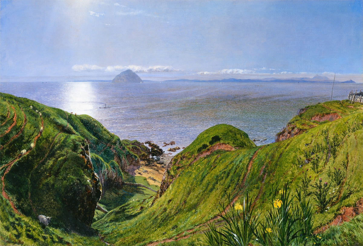 Ailsa Craig – William Bell Scott, 1860, framed