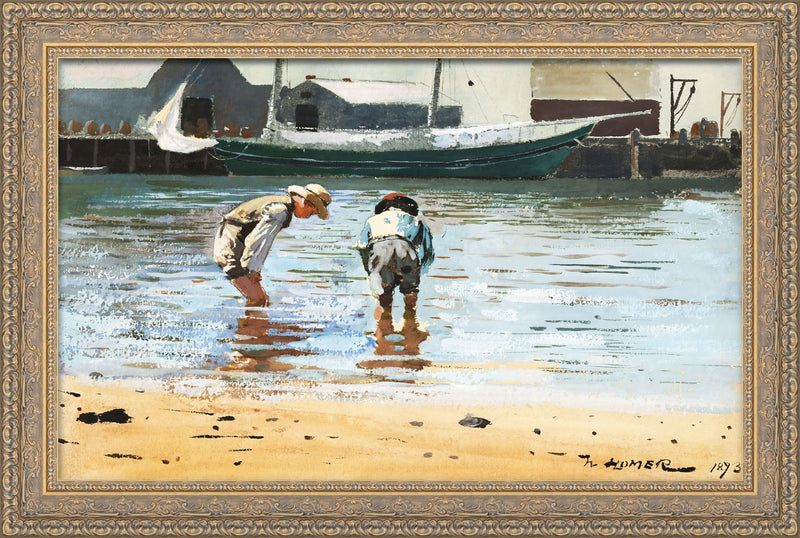 Boys Wading – Winslow Homer, 1873