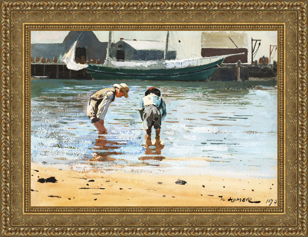 Boys Wading