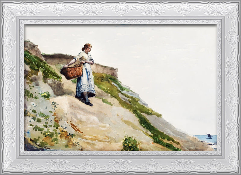 Girl Carrying a Basket – Winslow Homer, 1879