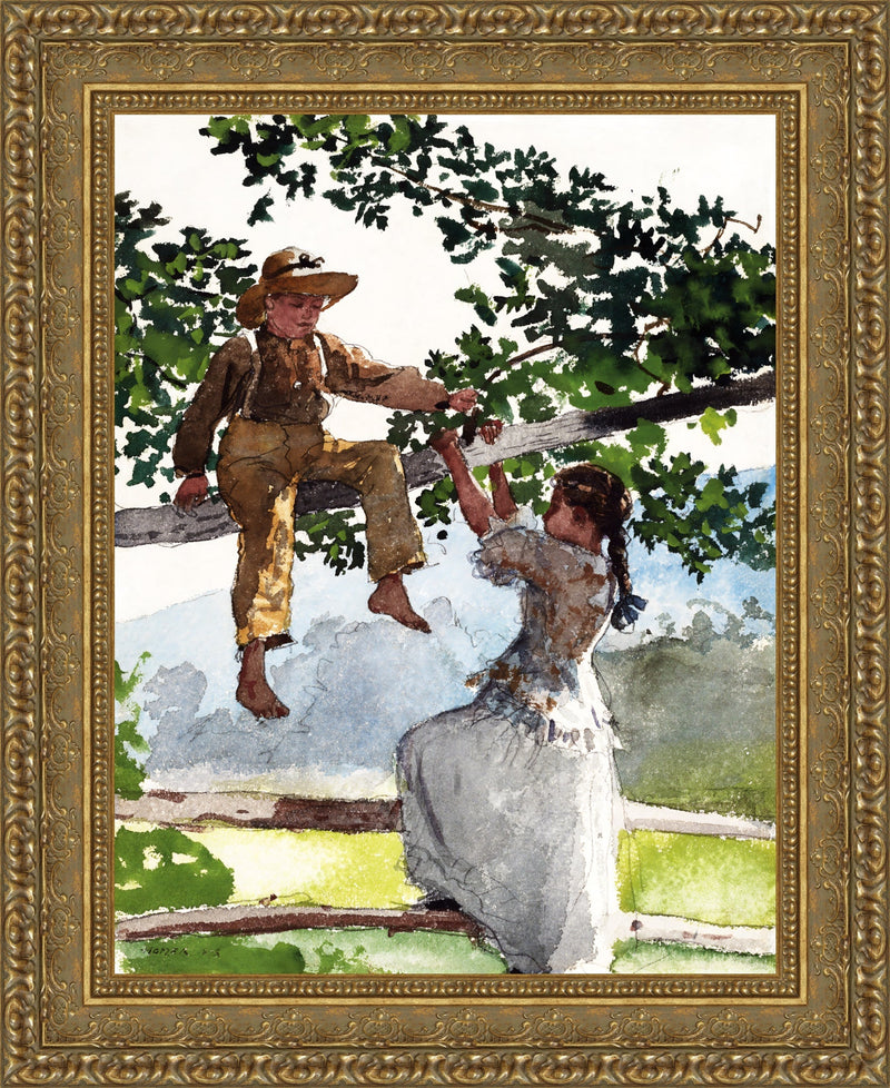 On the Fence – Winslow Homer, 1878