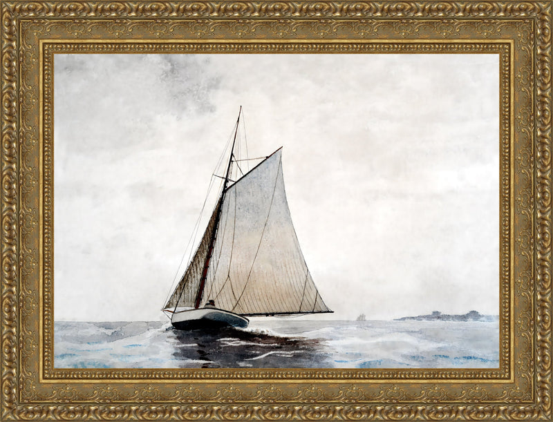 Sailing Off Gloucester – Winslow Homer, 1880