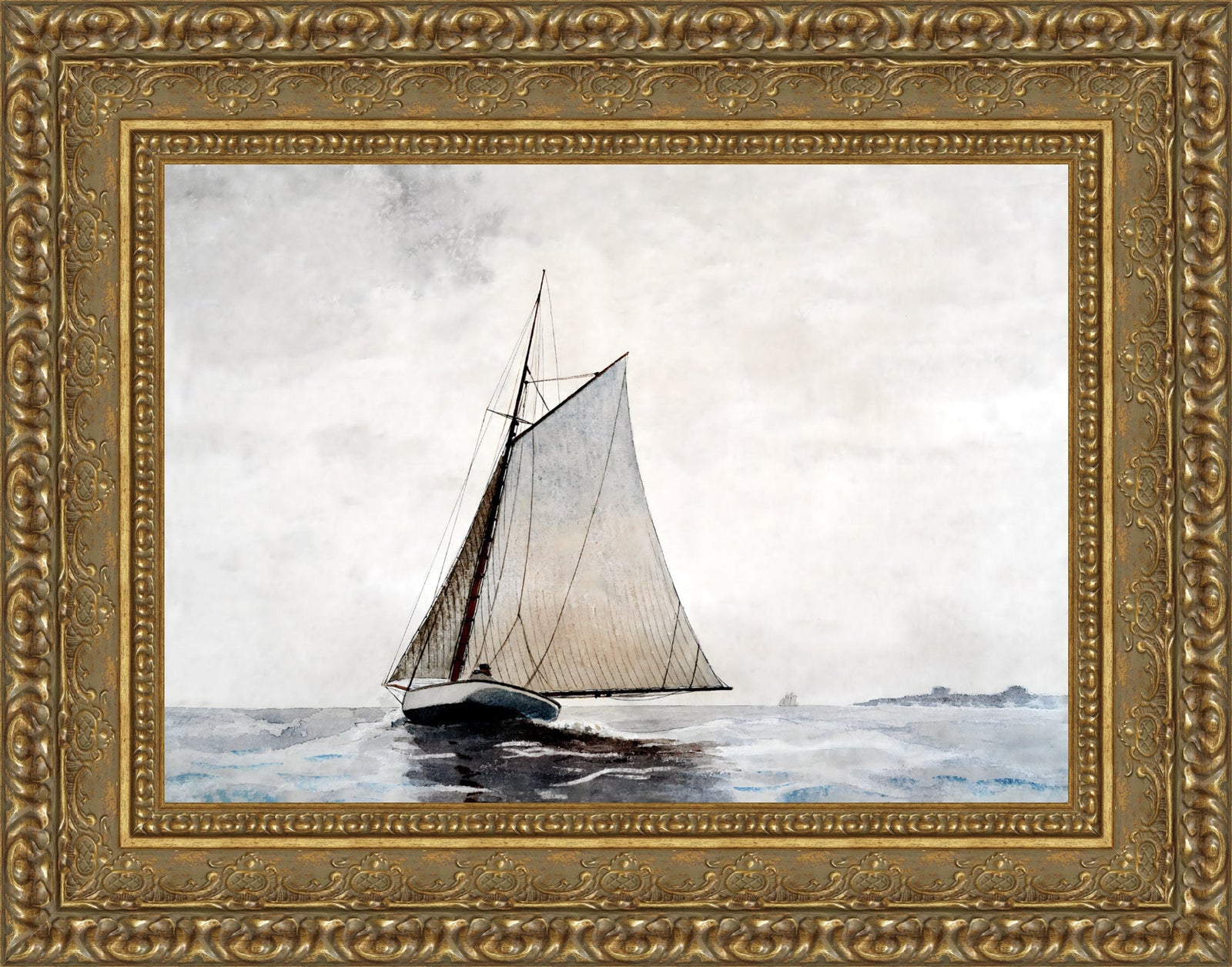 Sailing Off Gloucester – Winslow Homer, 1880