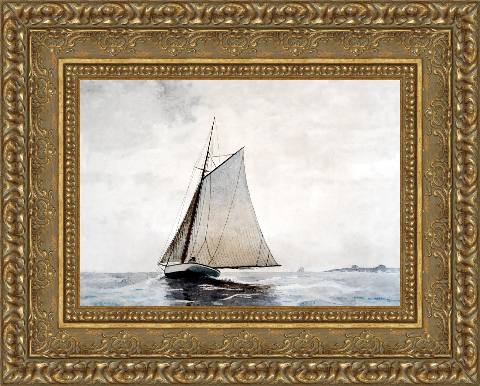 Sailing Off Gloucester – Winslow Homer, 1880