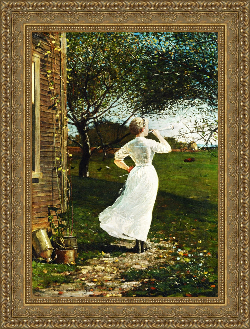 The Dinner Horn – Winslow Homer, 1870