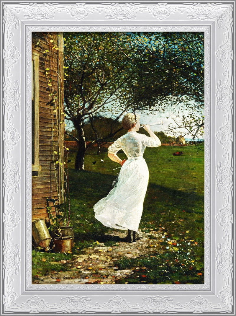 The Dinner Horn – Winslow Homer, 1870
