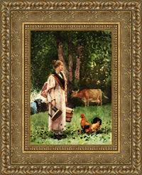 Gold frame